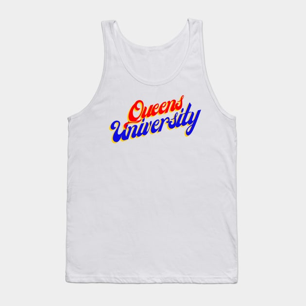 Queens University Tank Top by stickersbyjori